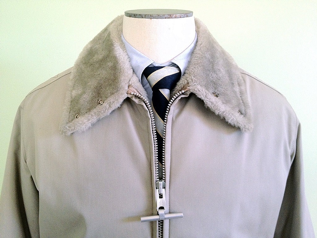 Vintage Men's Mid-Century Mighty Mac Jacket Parka -- M Medium