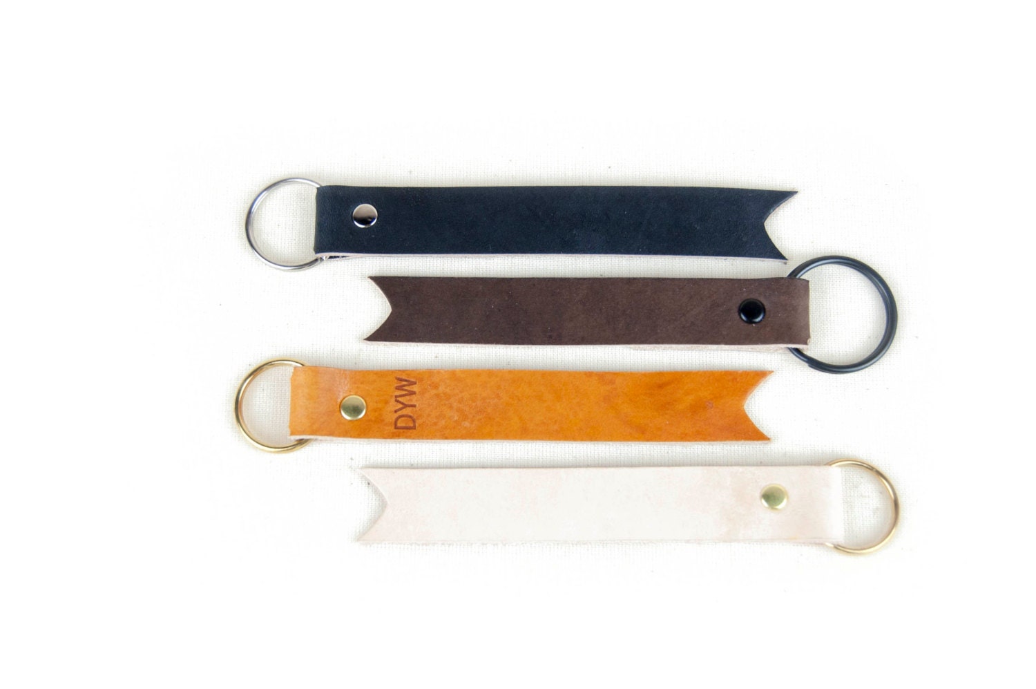 Key Fob - Leather Veg Tan