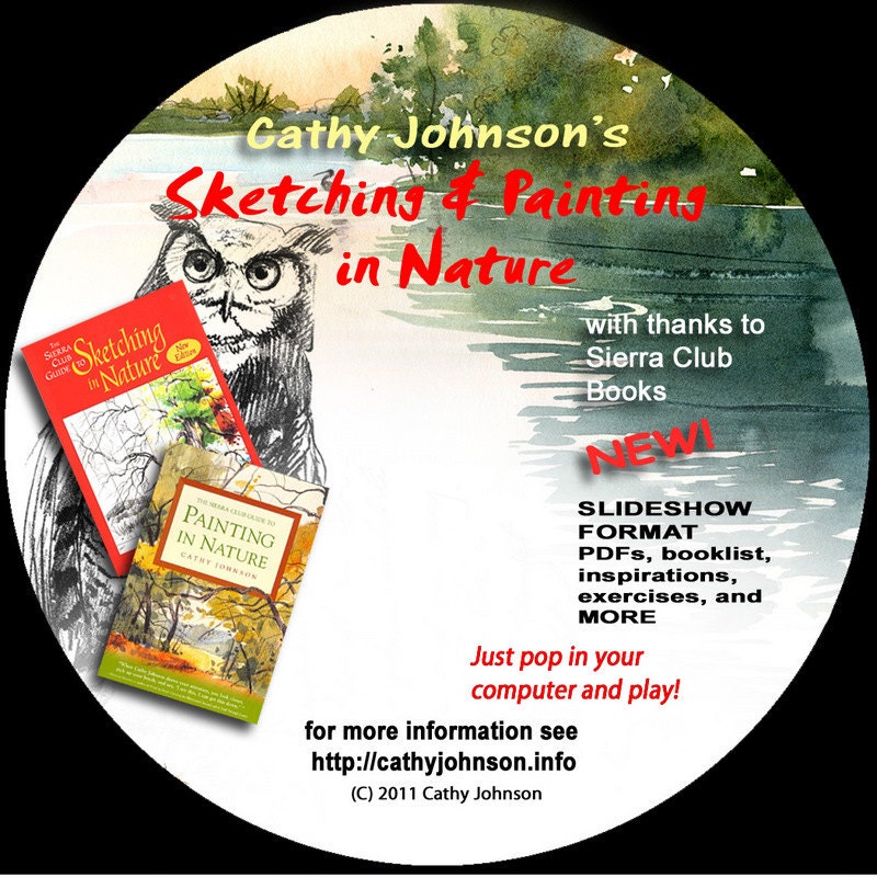 Cathy Johnson's Sketching and Painting in Nature/Sierra Club CD