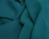 Solid Chiffon Teal 58 Inch Fabric by the Yard, 1 Yard.