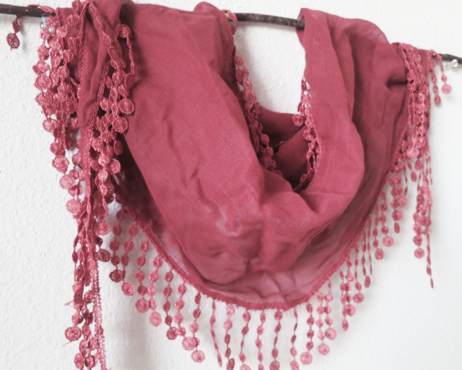 Pastel Coral Pink Lace Scarf, Bridesmaids Gifts Wedding Accessories, Woman Accessories