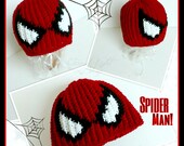 ALL SIZES Spiderman Beanie