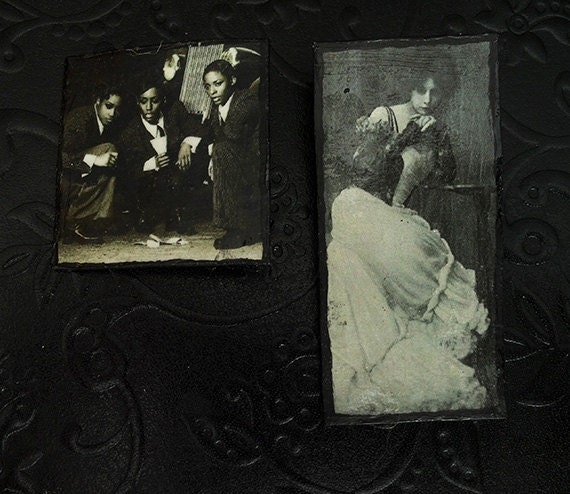 Black and White Portrait Pins