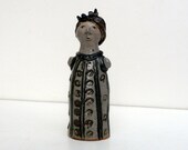 Ceramic Sculpture  Girl  Ceramic Figure   OOAK