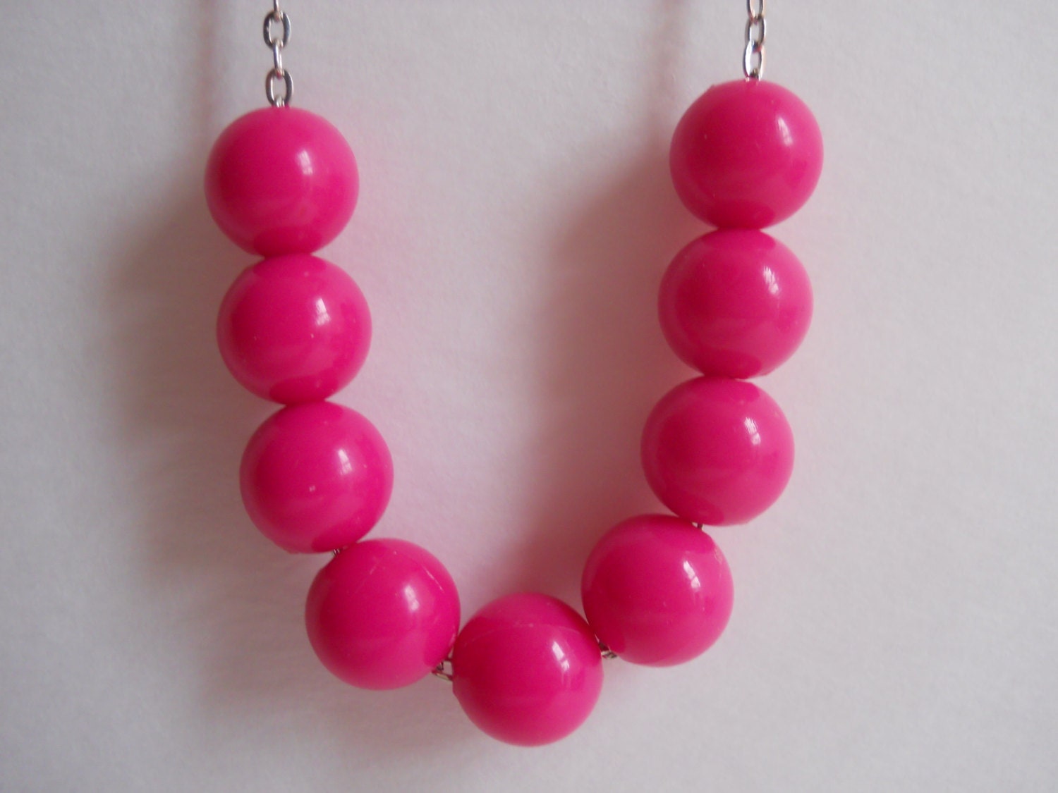 Bright Pink Necklace