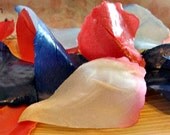 Petals of Spring Hand Soap - Country Garden - Silk Flower Petals Honey Soap Aromatic Country Garden Bath, Guest, Bridal Favor Soap