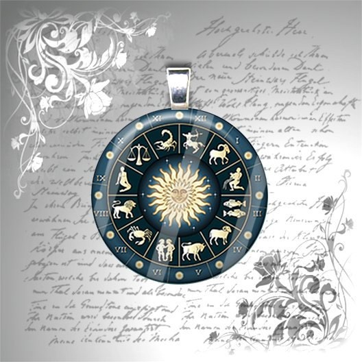 Zodiac Sign Necklace - Sagittarius, Leo, Capricorn, Aquarius, Aries, Taurus, Gemini, Cancer, Virgo, Libra, Scorpio, Pisces
