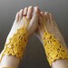 Yellow Lace Sandals, Gypsy,Beach, Graduation day,Yoga, Hand Crochet,Victorian, Sexy, Graduation day,Gothic, Lolita