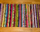 No. 6, Batik String Quilted Table Runner