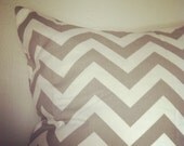 grey chevron, mustard yellow ikat, geometric, modern, contemporary, bold, yellow, stylish pillow cover