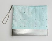 Mint Pink Mini Clutch Bag 0X13