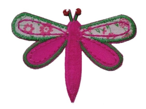 Iron on Applique Patch Dragonfly
