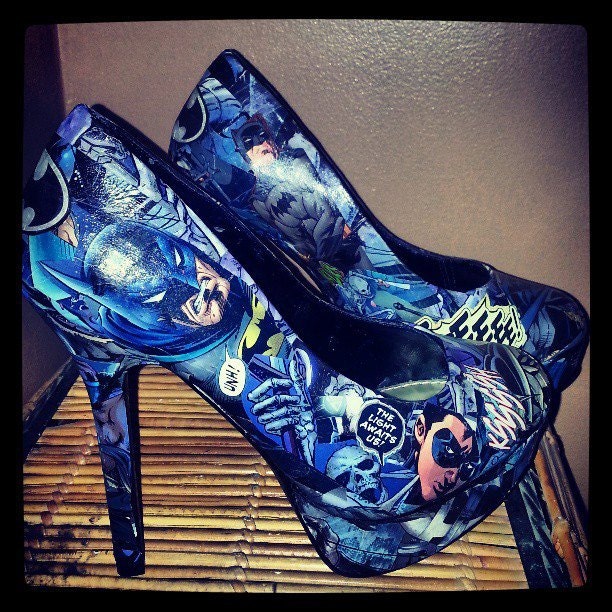 Batman Comic Heels