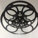 16mm Film Reel Wine Rack Dark Gray