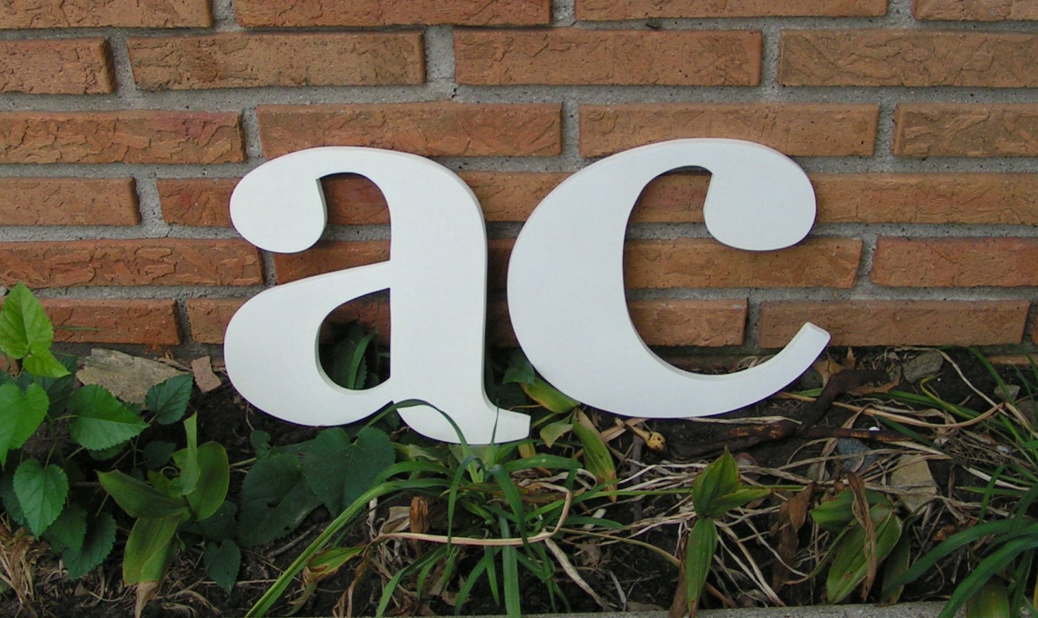Alphabet letters with Lower Case Letters in wood for wedding, baby room, etc  ABCDEFGHIJKLMNOPQRSTUVWXYZ