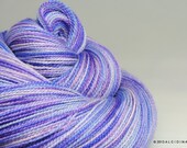 Handpainted lace yarn -  Cassiopeia "Traces" 80/20% Merino wool / silk lace weight