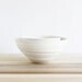 White nesting bowl set, two modern pottery bowls, by julia paul pottery