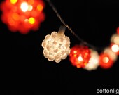 Bead light string light lantern indoor outdoor lantern patio crystal look living room bedroom