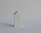 Little porcelain house -Abstract Modern ceramic Sculpture