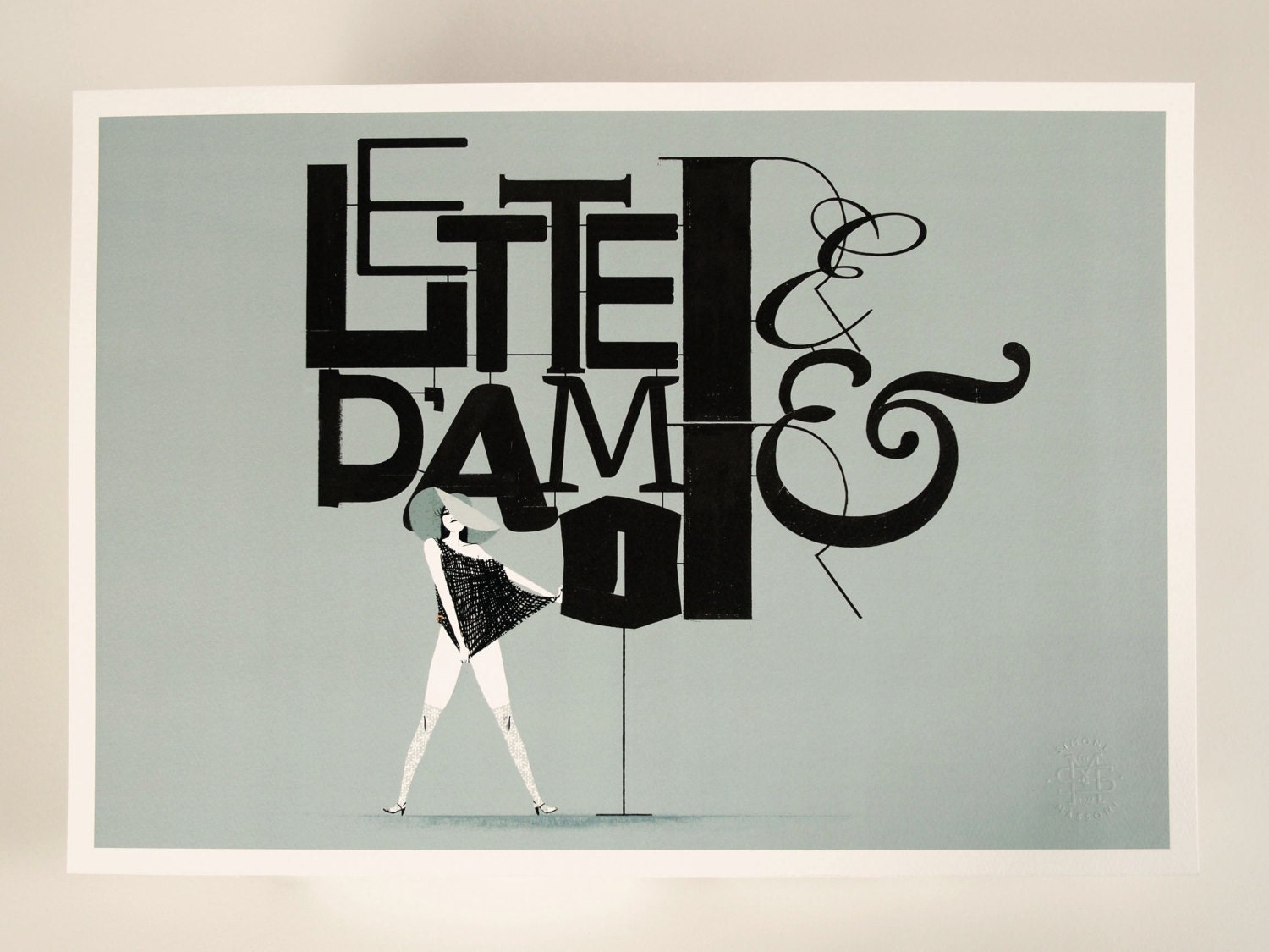 Umiko in Letters of Love, Lettere d'Amore - Print