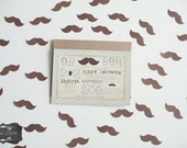 Mustache Bash Birthday Party Invite. Printable DIY Little Man Bow Tie Bash - Blue, Tan and Brown Stash Bash