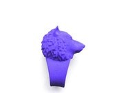 CLEARANCE SALE - Blue Wolf Ring, Wolves, Animal Head Ring, Animal Ring, Modern Jewelry, Wolf head Jewellery, Animal lovers gift, for the wi