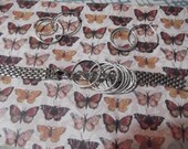 upcycled watch band, silver rings, steampunk jewelry, earrings, earring and bracelet set