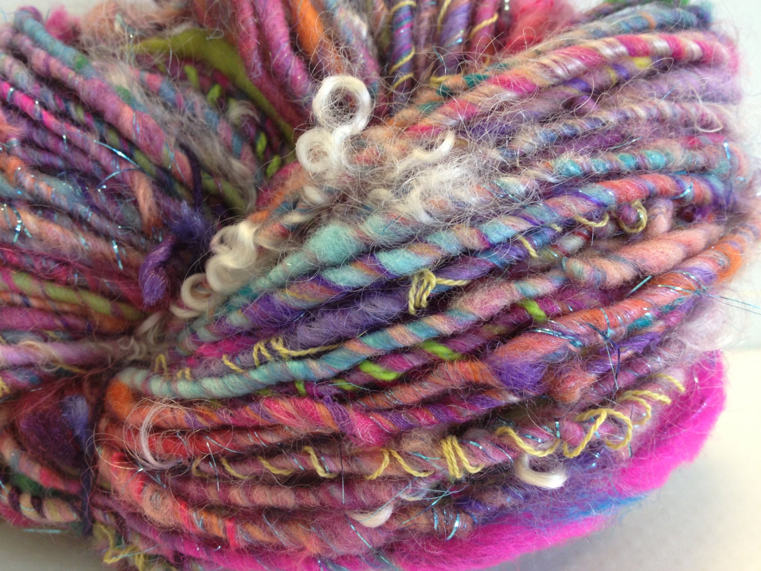 Pixie Carnival - Handspun Art Yarn - Magical Mix of Colors