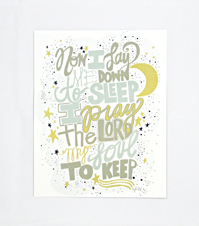 Child's Prayer 8 x 10 Print