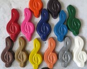 Clef Musical Note Crayon Set of 14