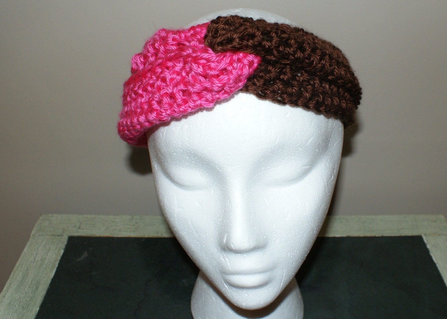 Womens Fashion Hairband, Earwarmer Headband, Pink Headband, Knot Headband, Turban Twist Headband, Yoga Hairband, Workout Headband