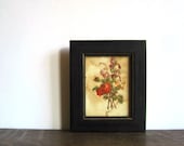 Antique Floral Botanical Framed Print