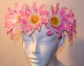 Pink Daisy Beautiful Custom Floral Crown