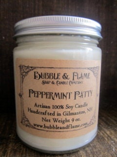 Peppermint Patty Soy Container Candle SALE