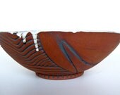 Large Tree Serving Bowl, ceramic pottery modern stoneware rustic, weddings table settings housewares tableware kitchen home decor decoration