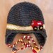 crochet firefighter, firefighter baby, firefighter, baby boy hat, crochet hat