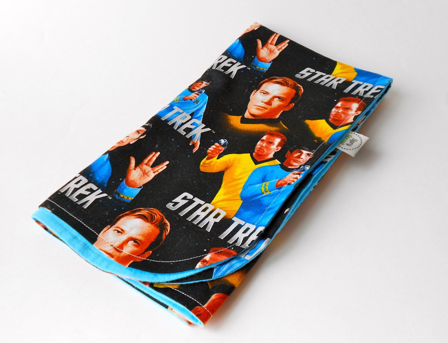 Star Trek Baby Blanket, Live Long and Prosper - Blue