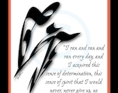 Spirit, Word Art, Calligraphy, Illustration, Quotation, Symbol, Art Print, Art Poster, Giclee Print