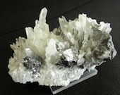 Mineral Specimen - Galena, Quartz, Seligmannite - Palomo Mine, Julcani Dist., Huancavelica Dept., Peru