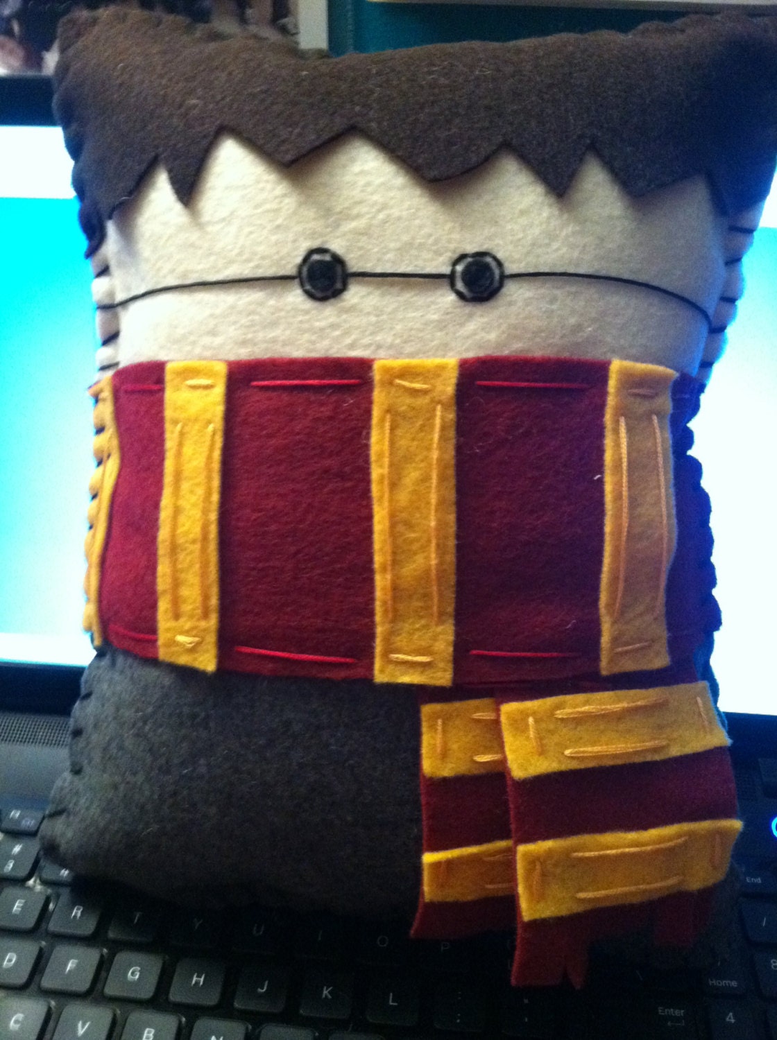 Harry/Hermione/Ron Felt Pillow 3 Pack