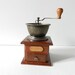 Vintage Retro Wooden Coffee Mill Coffee grinder Rustic Home decor Retro Kitchen decor Kitchen supplies Country home decor Spices mill