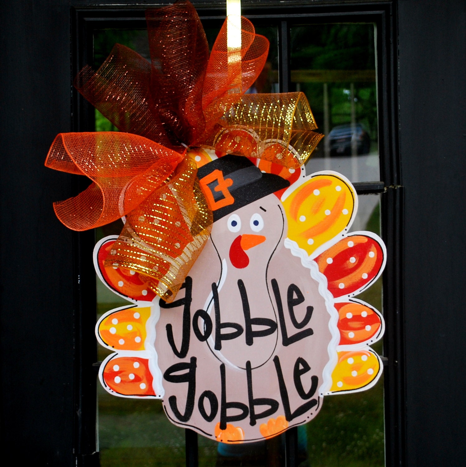 Door Hanger: Thanksgiving, Turkey, Door Decor, Thanksgiving Decor, Door Decoration