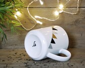 Mug "Flags" Gold, Black and Silver