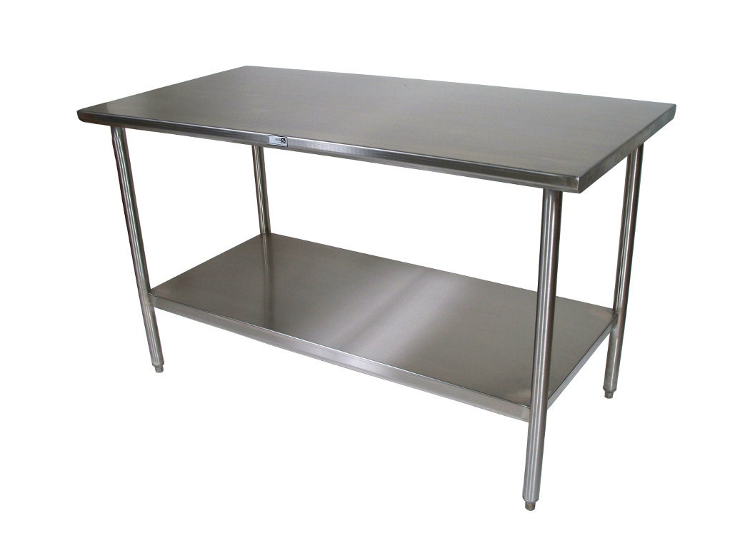 Stainless steel kitchen island table 24x36 by AMFKStainlessSteel