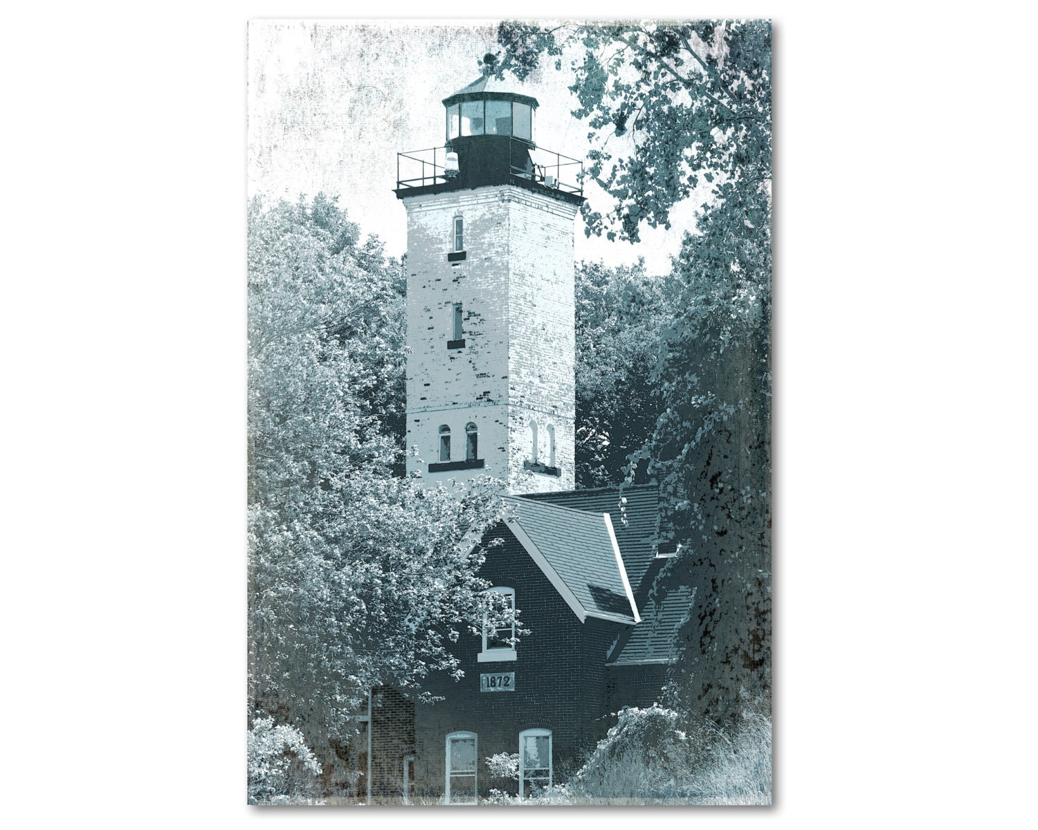 LIGHTHOUSE, Architecture, Landscape Photography, Beach, Vintage Inspired, Wall Art, Cottage, Home Decor