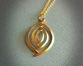 Gold Swirl Necklace
