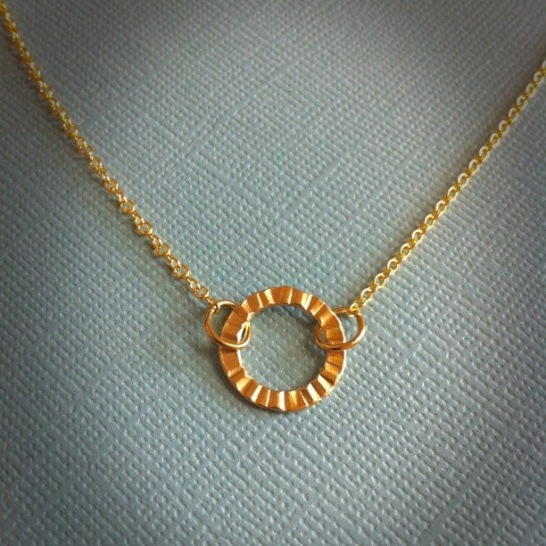 Gold Sacred Circle Necklace