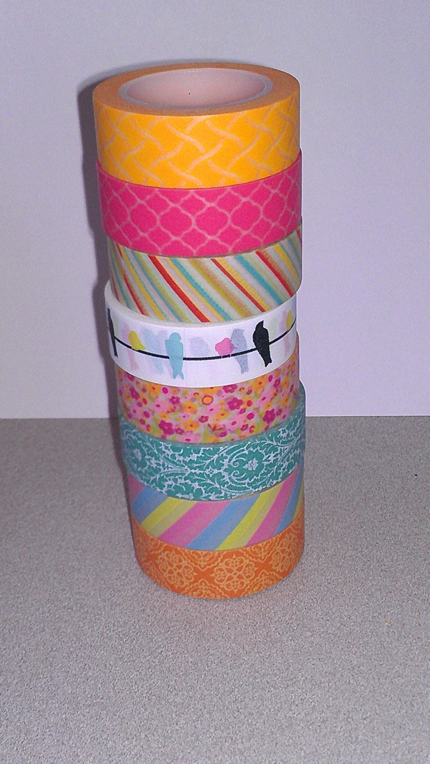 8 rolls of beautiful Washi Tape