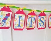 SPRING SAMPLE SALE - It's Your Day - All Occasion Paper Party Banner - Birthday Banner - Graduation Banner - Celebration Banner