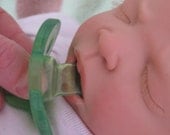 FLEXIBLE OPEN MOUTH, Reborn baby boy, Takes a full pacifier, ultra realistic